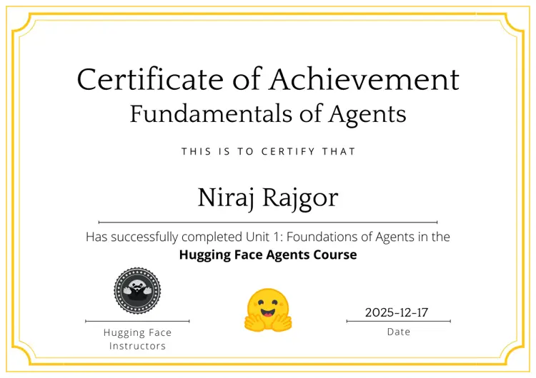 Fundamentals of AI Agents on Hugging Face