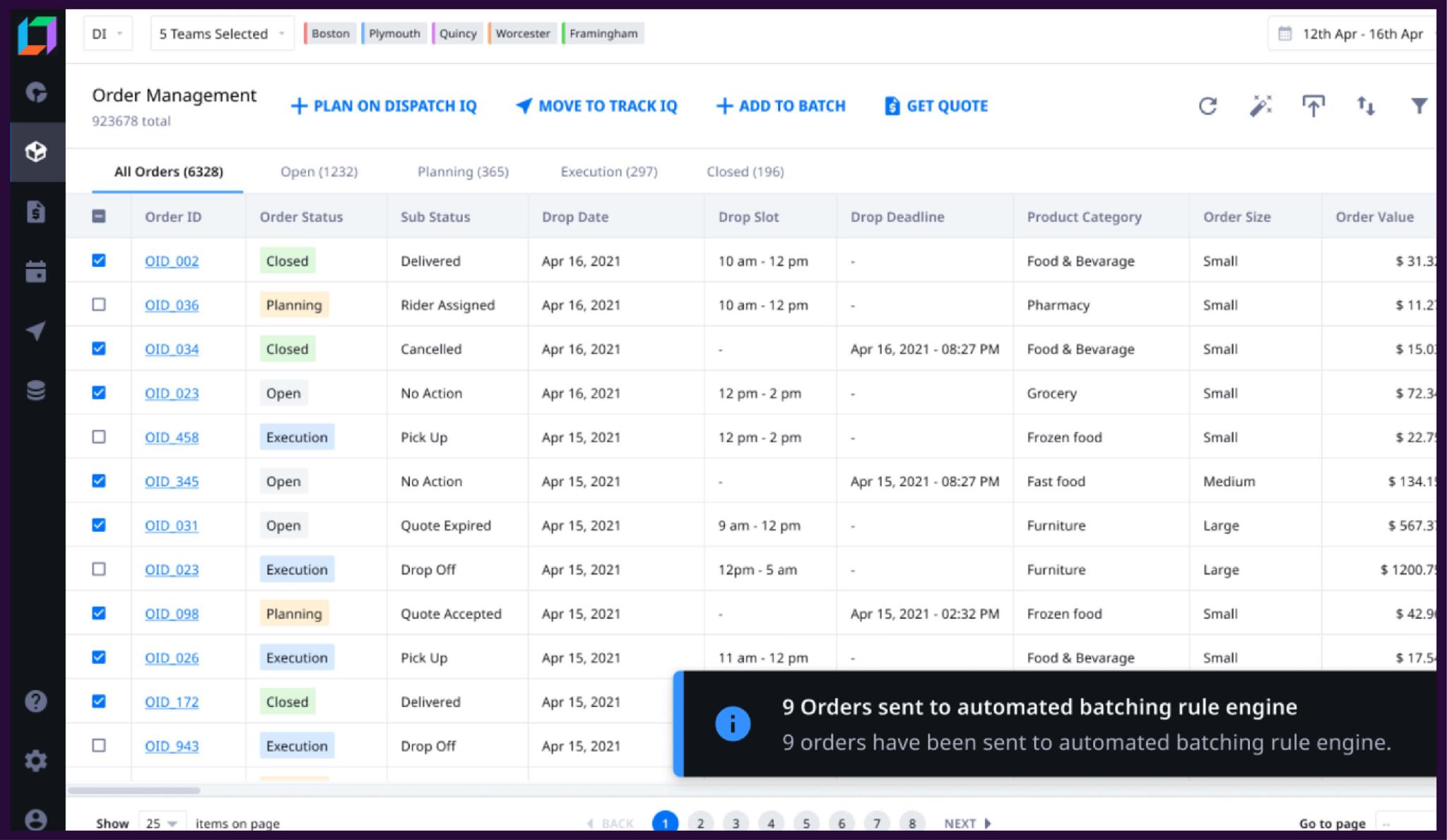 Order Management